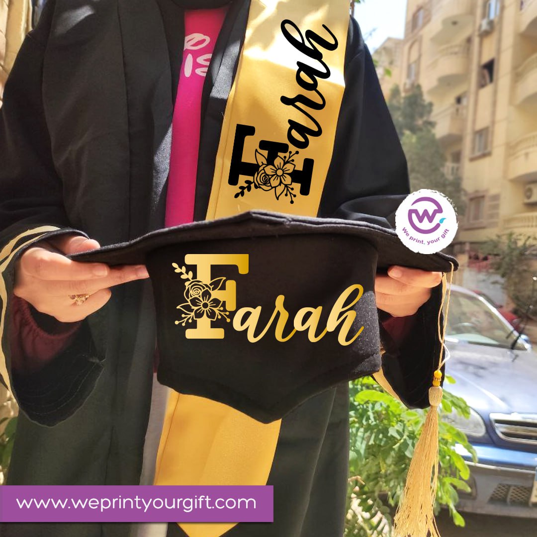 Graduation robe and cap