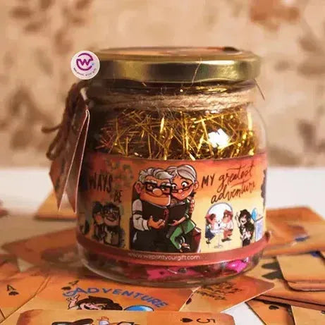 Up Cartoon Jar - WE PRINT