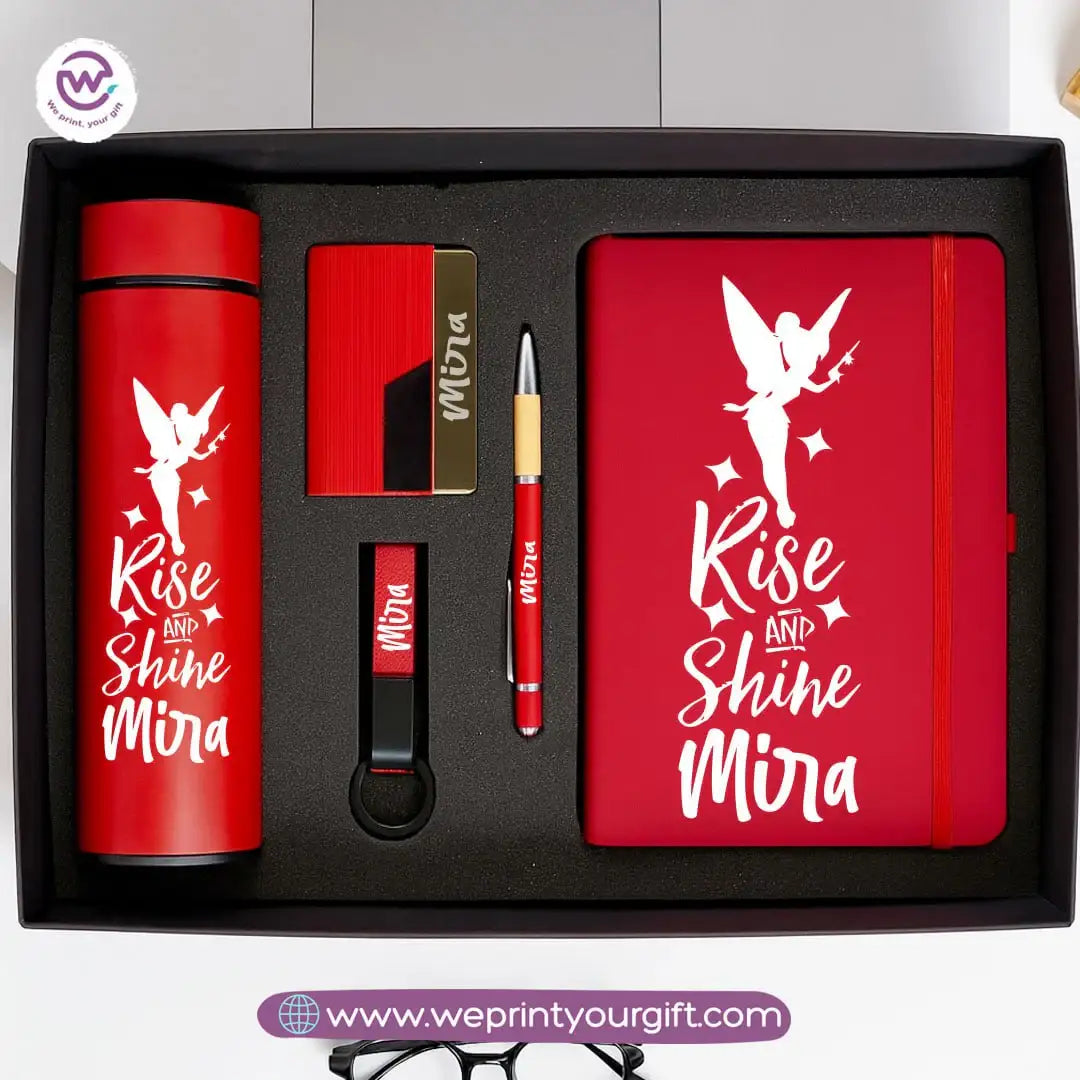Personalized Success Gift Box with Name – 5-Piece Motivational Luxury Set - WE PRINT