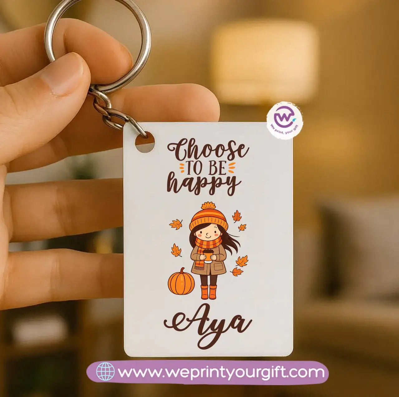 Personalized Wooden Keychain – One Art & Custom Designs - WE PRINT