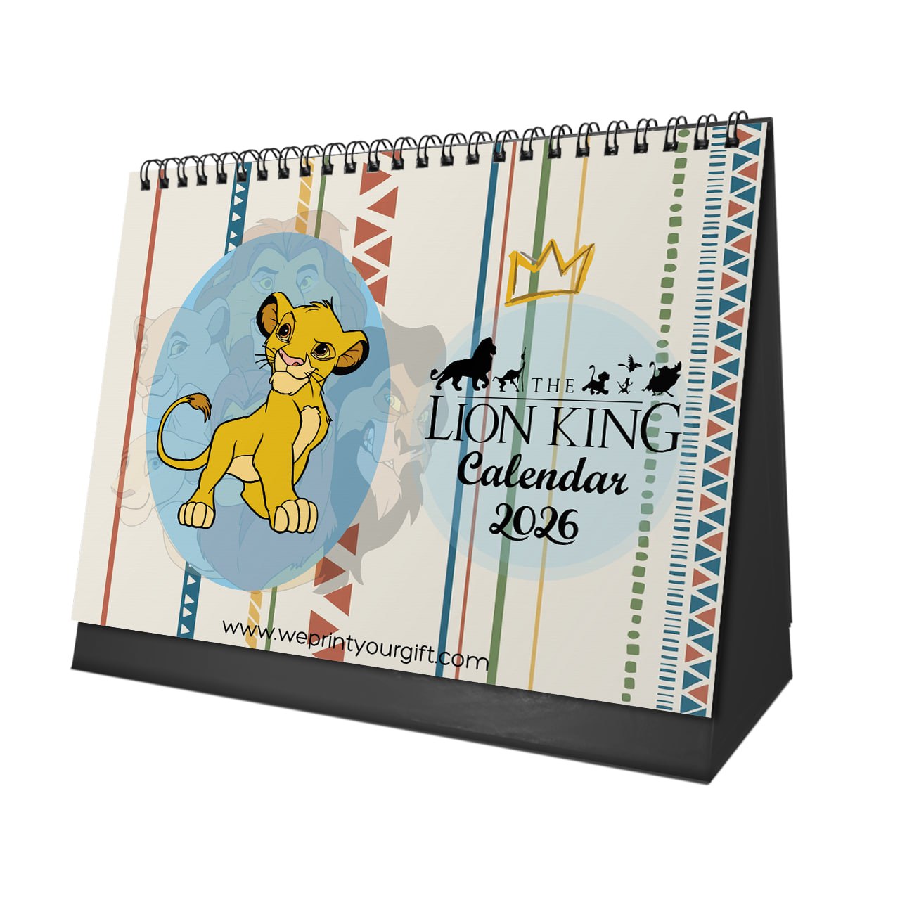 The Lion King Desk Calendar 2026
