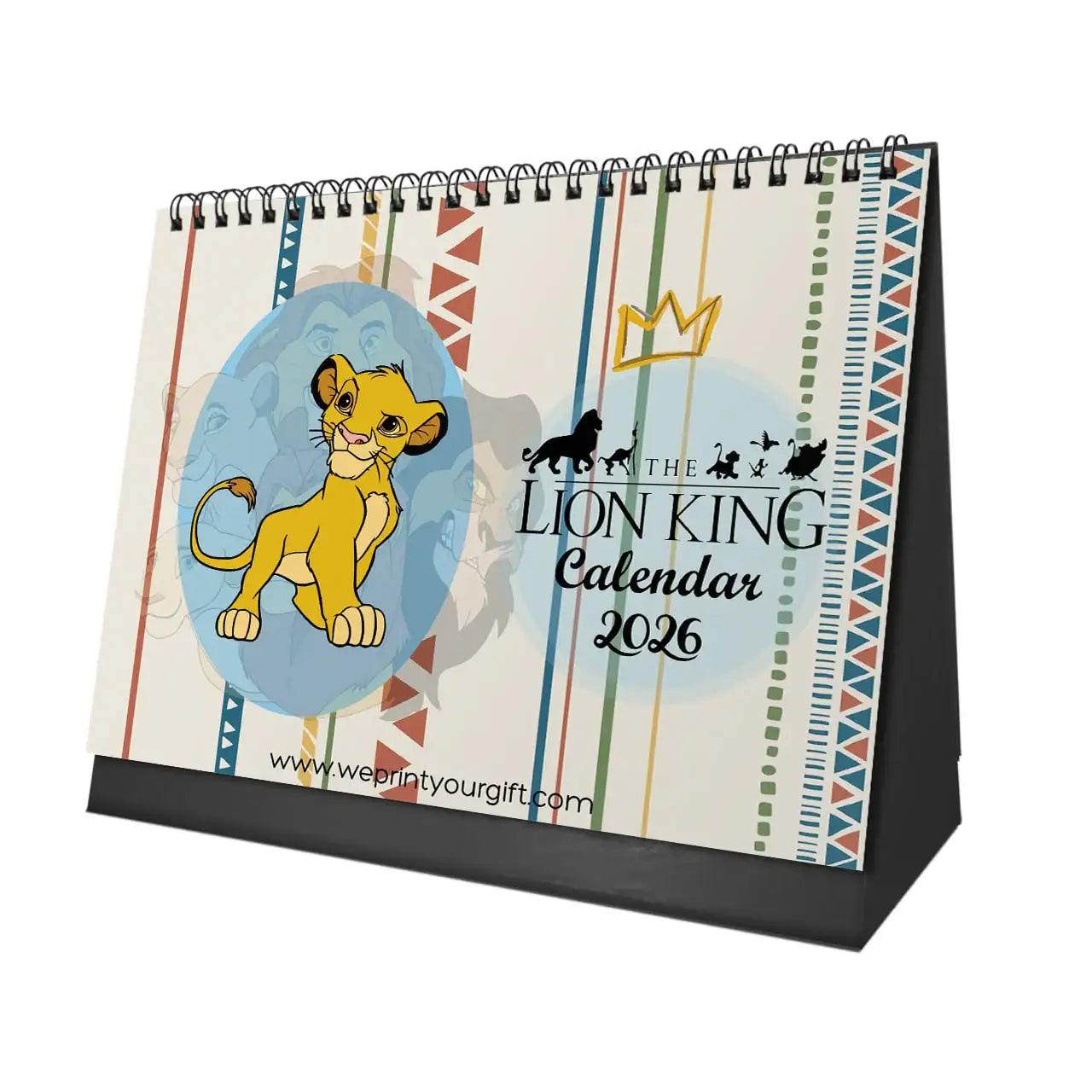 The Lion King Desk Calendar 2026 - WE PRINT