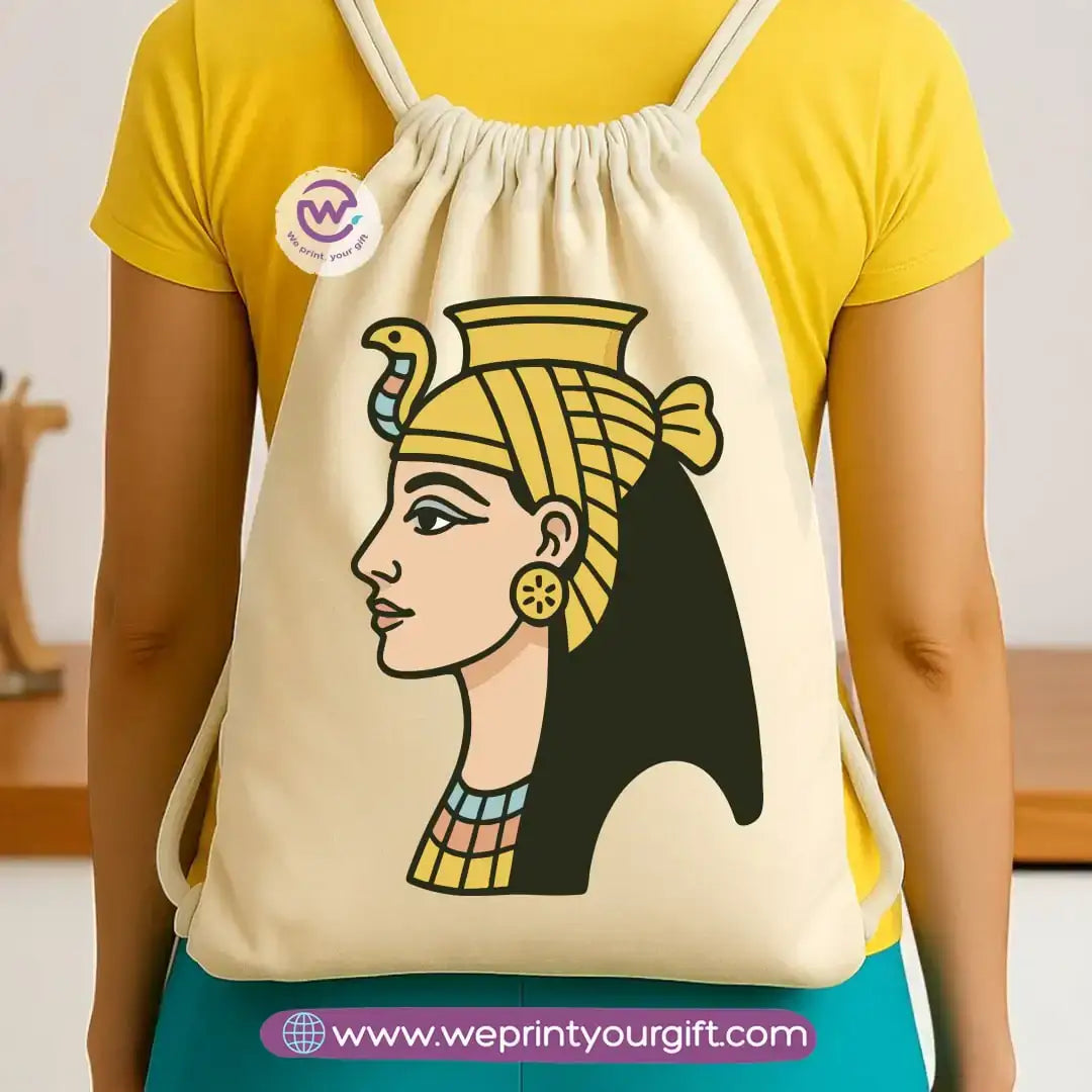 Pharaonic Egyptian Drawstring Backpack – Ancient Art Inspired Designs - WE PRINT