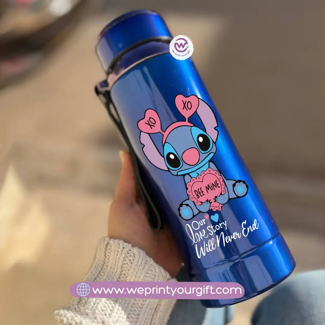 Thermal Bottle Stainless Steel with Infuser – 800ml | Valentine Stitch Design - WE PRINT