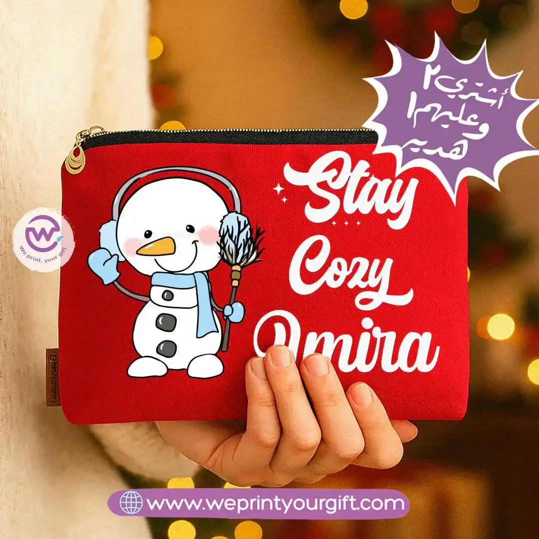 Makeup Bag & Fabric Pouch – Without Inner Lining - Buy 2 Get 1 Free - WE PRINT