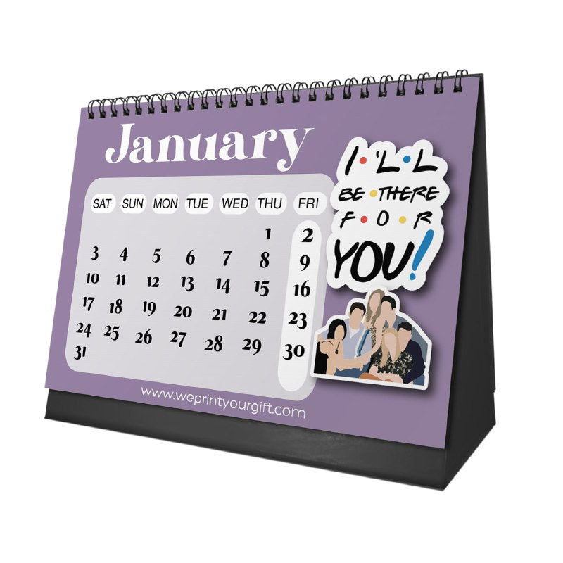 Friends TV Show Desk Calendar 2026