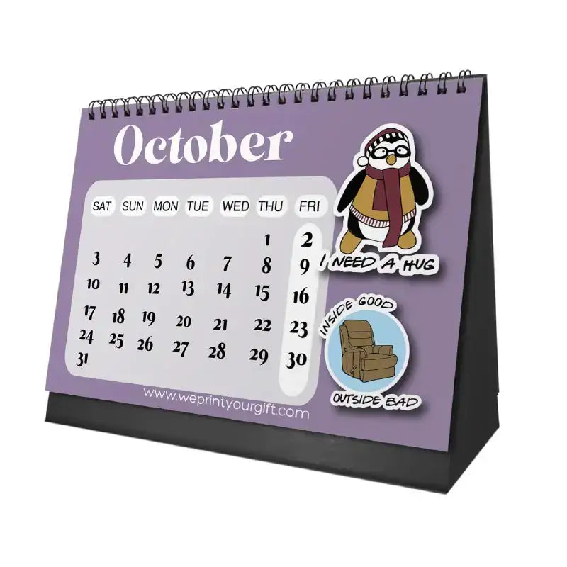 Friends TV Show Desk Calendar 2026 - WE PRINT