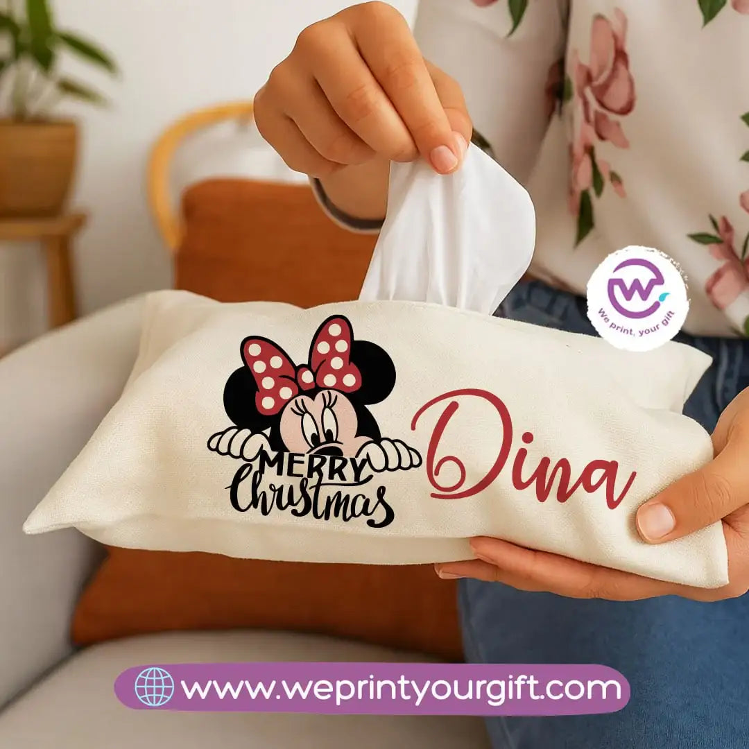 Personalized Fabric Tissue Holder – Christmas Designs - WE PRINT