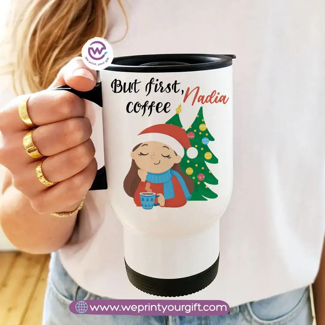 Travel Mug- Christmas Design - WE PRINT