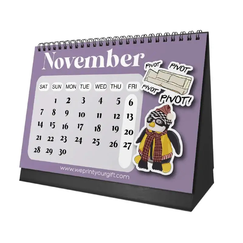 Friends TV Show Desk Calendar 2026 - WE PRINT