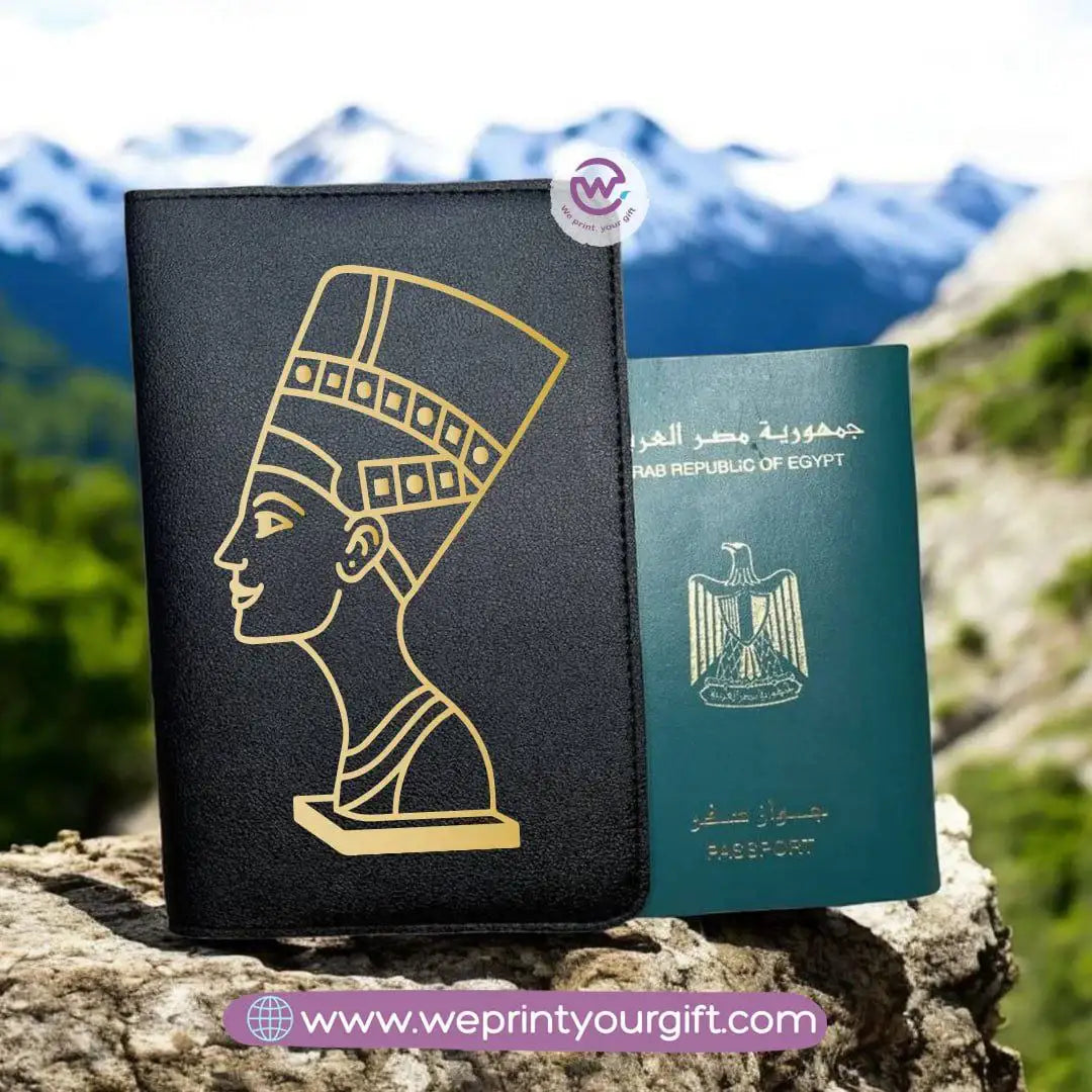 Egyptian Pharaonic Passport Cover – Artistic Travel Edition - WE PRINT