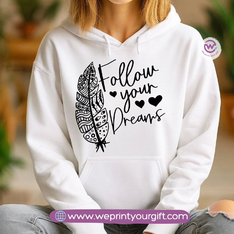 One Line Art Motivational Hoodie – Cotton Melton Unisex