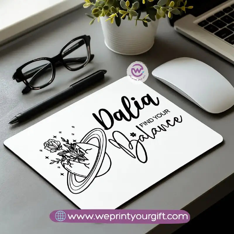 One Line Art Mouse Pad – Minimalist Artistic Desk Style - WE PRINT