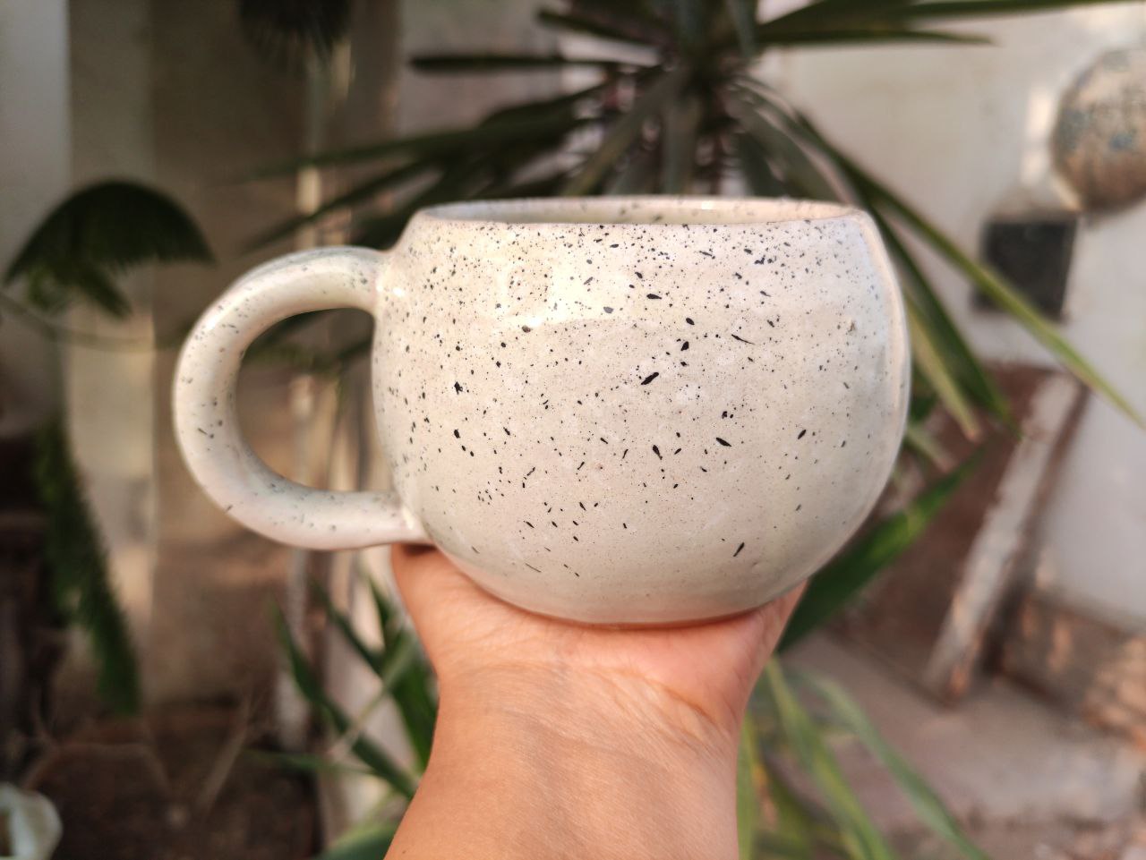 Bowl Marble Pottery Mug 350 ml - Customization Options