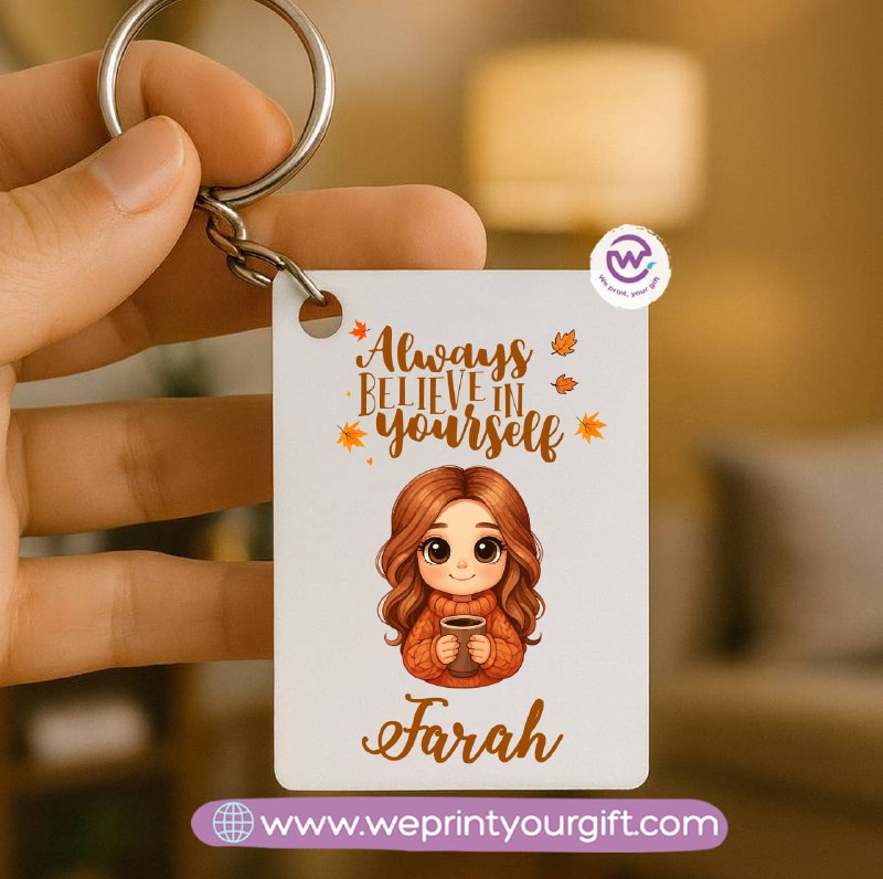 Personalized Wooden Keychain – One Art & Custom Designs