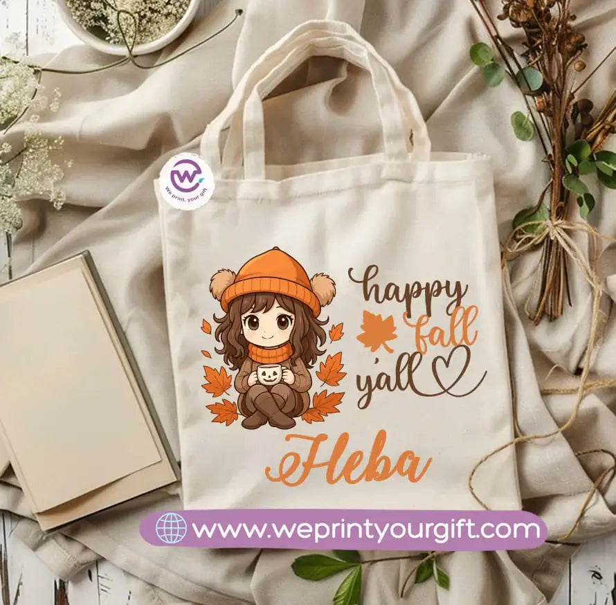 Retro Motivational Canvas Tote Bag – Vintage-Inspired Positive Quotes - WE PRINT