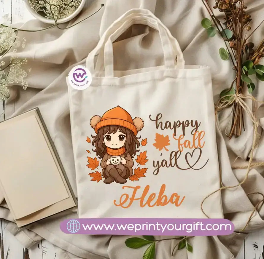 Retro Motivational Canvas Tote Bag – Vintage-Inspired Positive Quotes - WE PRINT