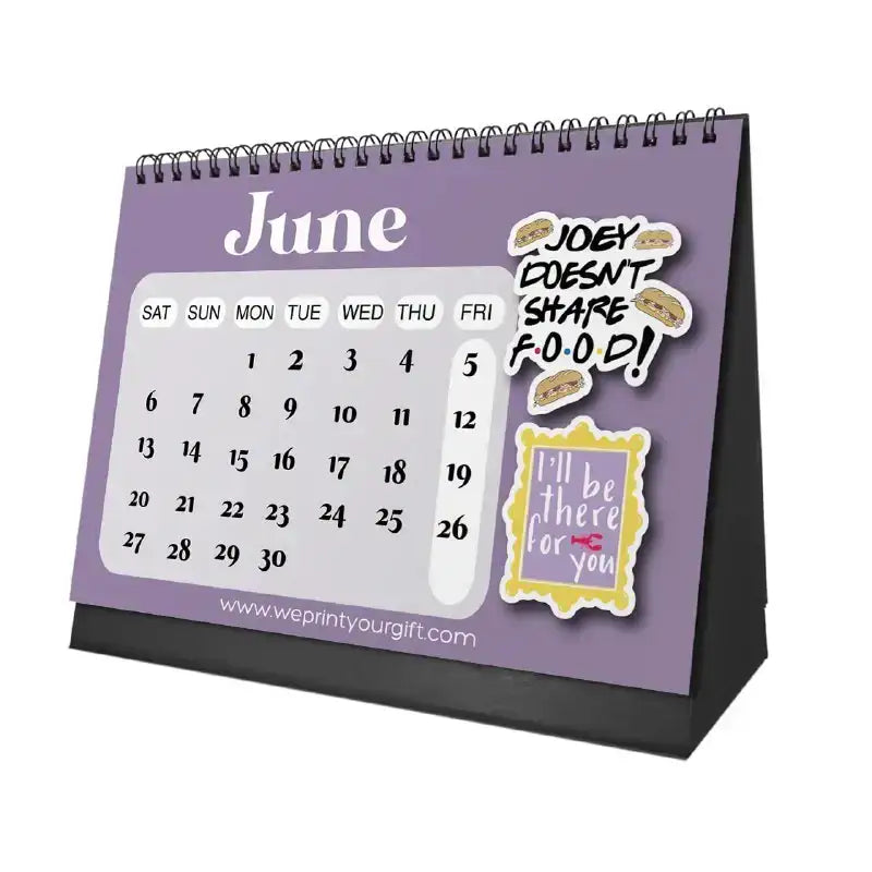 Friends TV Show Desk Calendar 2026 - WE PRINT