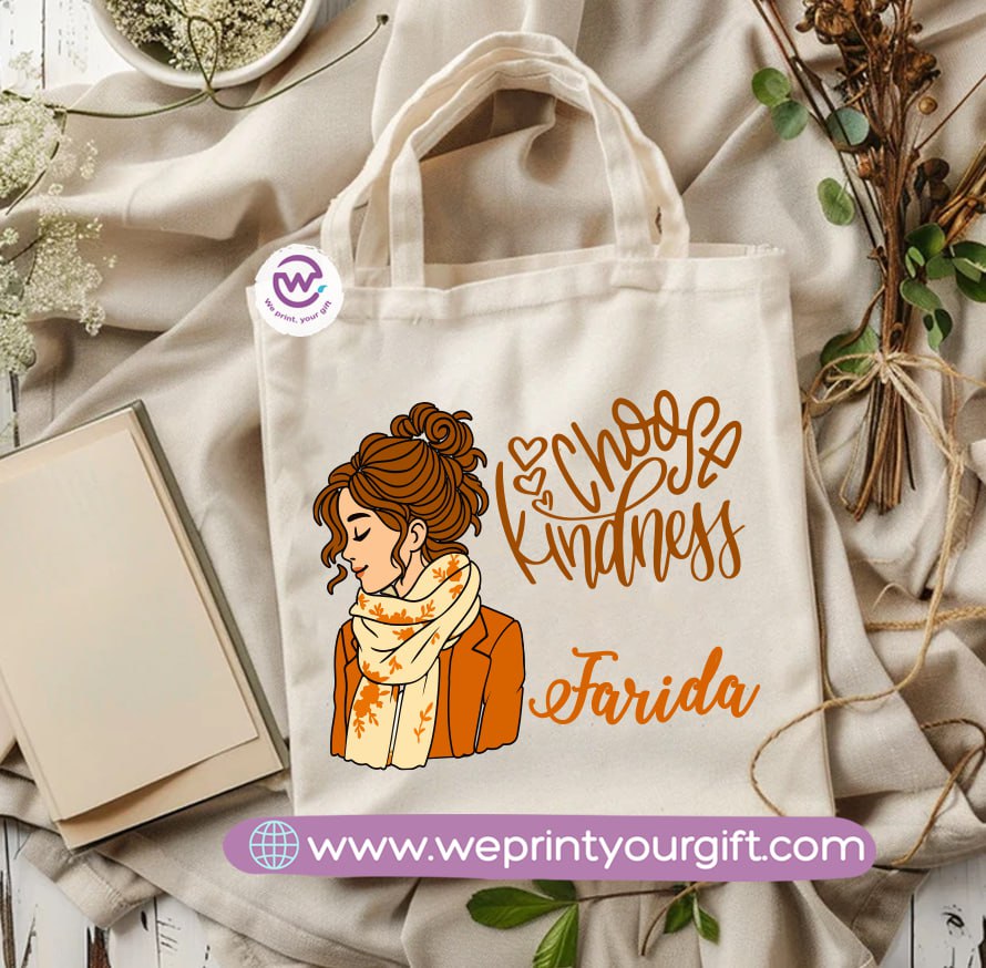 Retro Motivational Canvas Tote Bag – Vintage-Inspired Positive Quotes