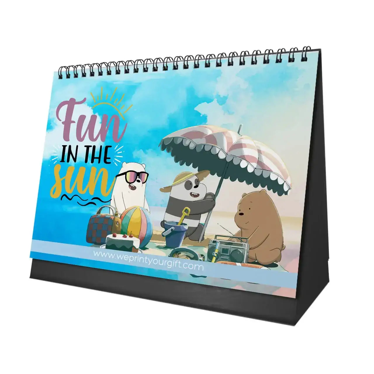 Cute Bears Desk Calendar 2026 - WE PRINT