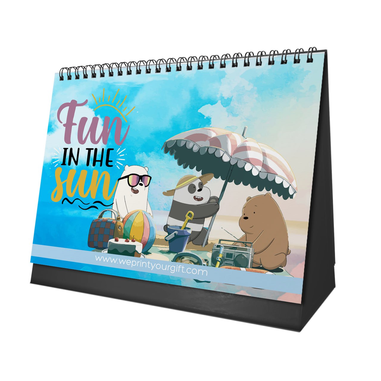 Cute Bears Desk Calendar 2026 - WE PRINT