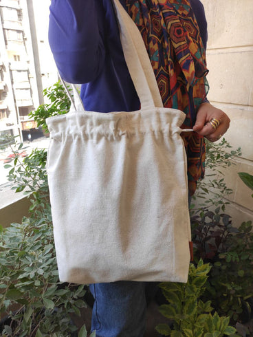 Tote bag with string- Customization Option
