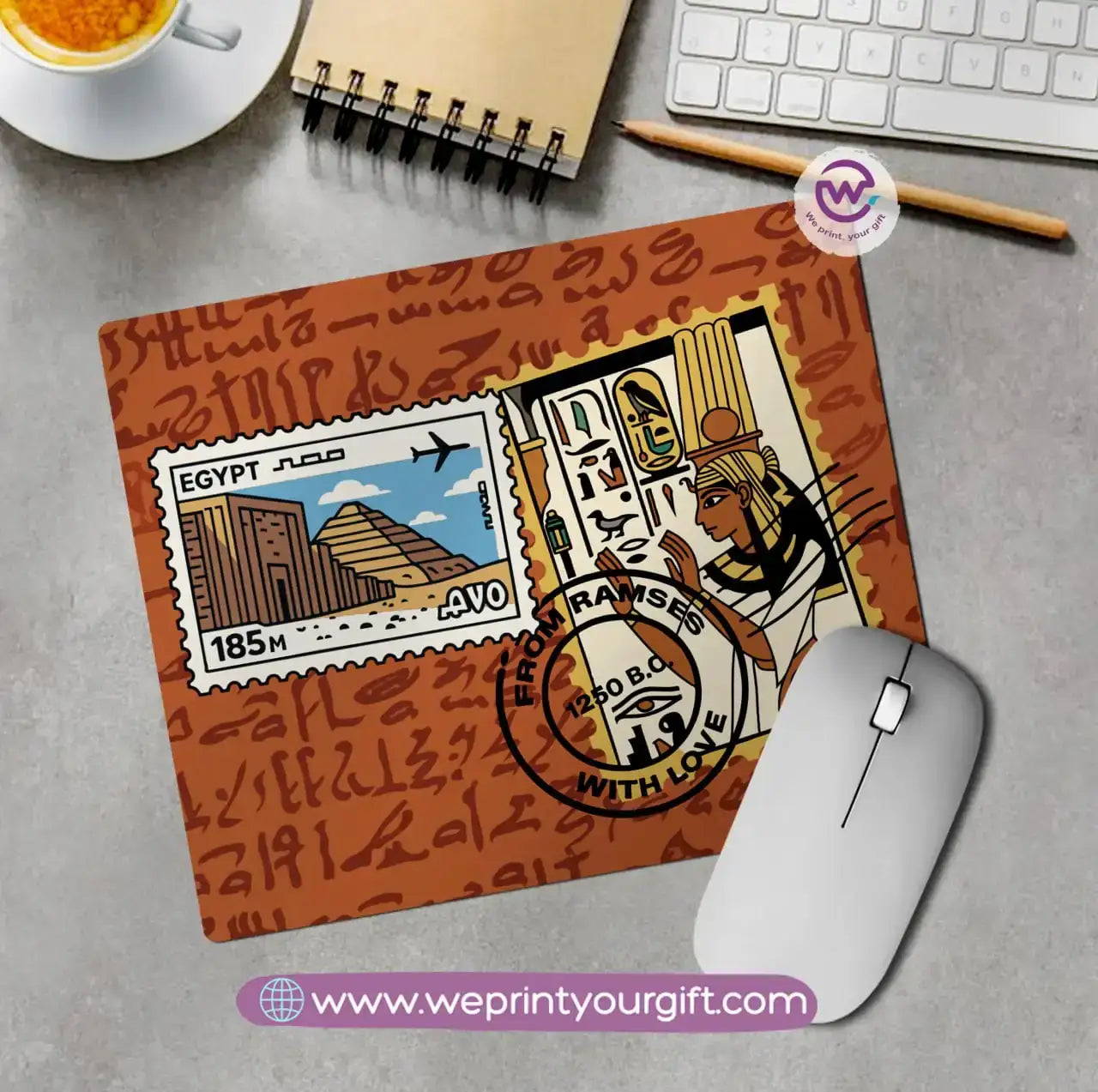 Egyptian Pharaonic Mouse Pad – Ancient Art Reimagined - WE PRINT