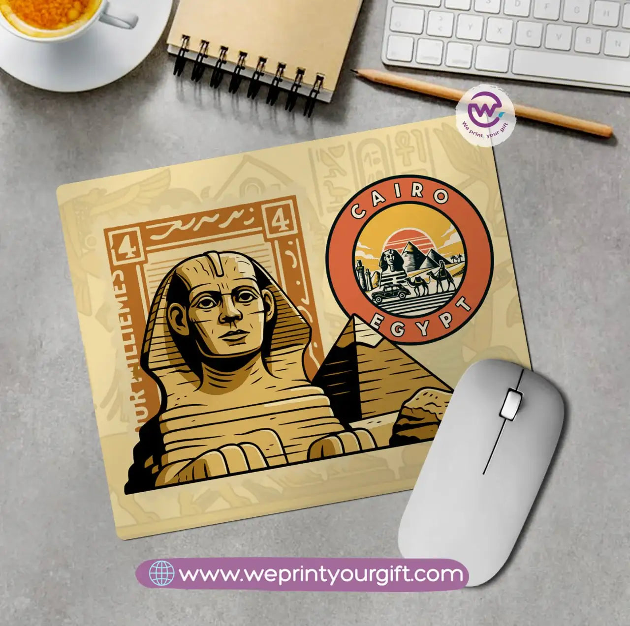 Egyptian Pharaonic Mouse Pad – Ancient Art Reimagined - WE PRINT
