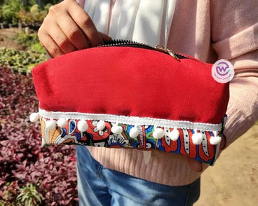 Boxy Makeup Bag - Colorful - Customization Options