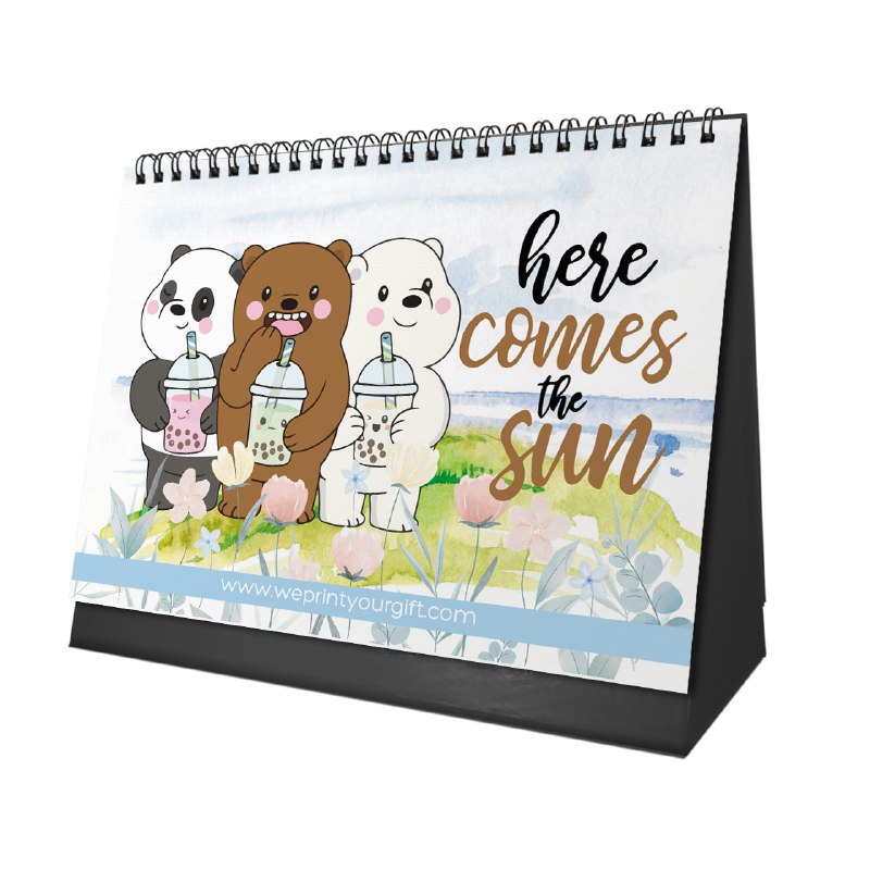 Cute Bears Desk Calendar 2026 - WE PRINT