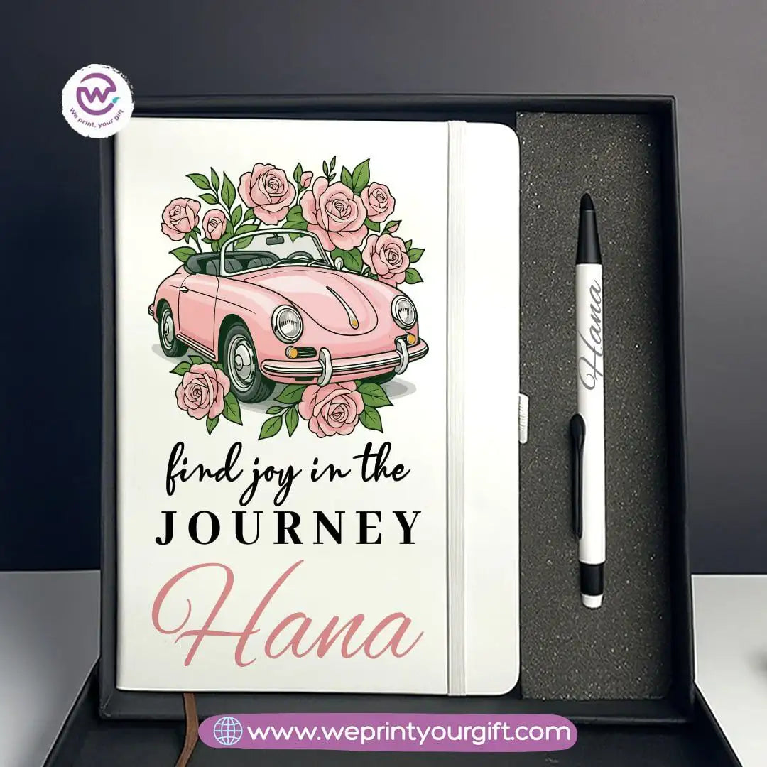 Digital Art Motivational Gift Box – Personalized Notebook & Engraved Pen - WE PRINT