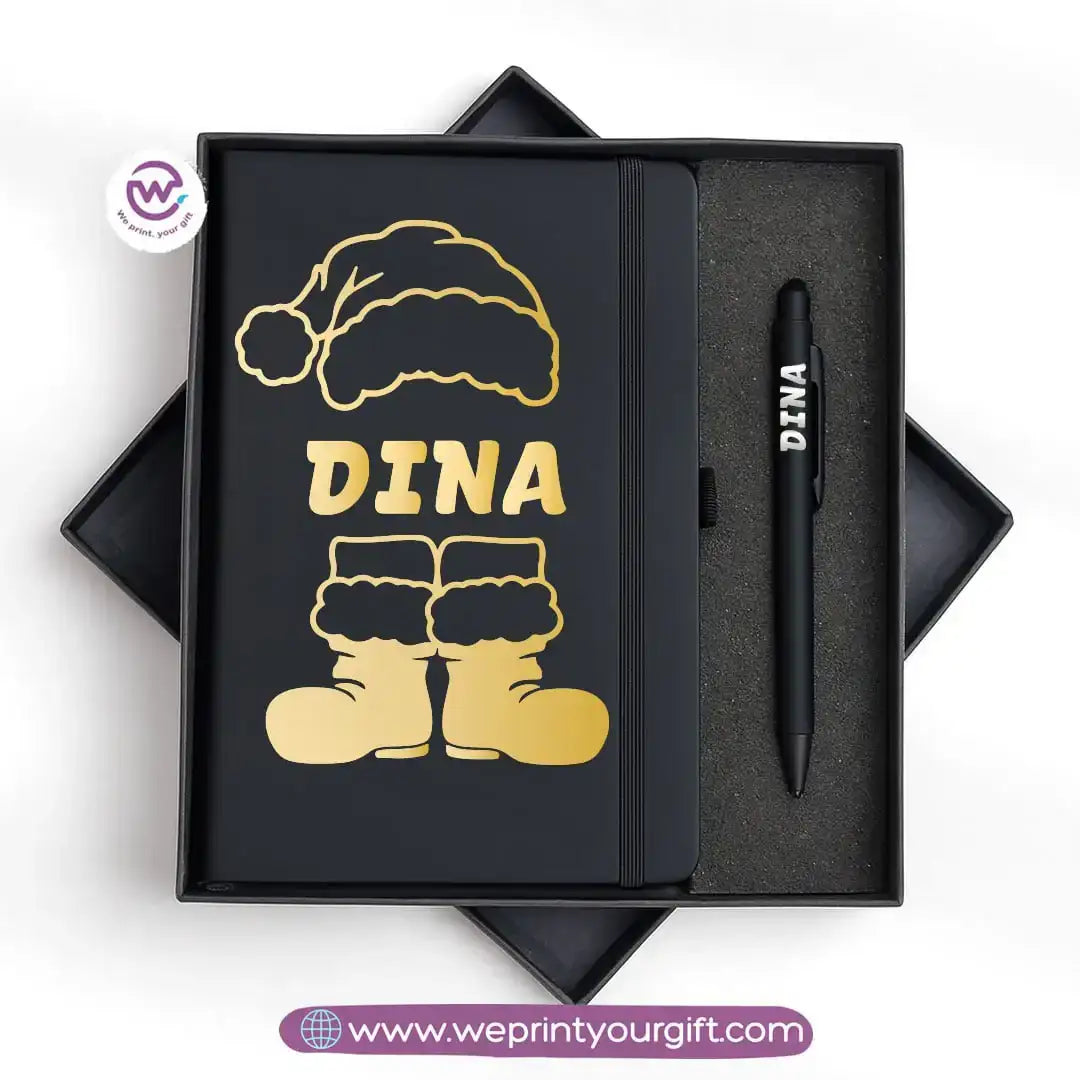 Christmas Special – Personalized Notebook & Engraved Pen Gift Box - WE PRINT