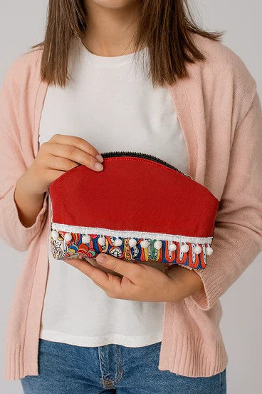 Boxy Makeup Bag - Colorful - Customization Options