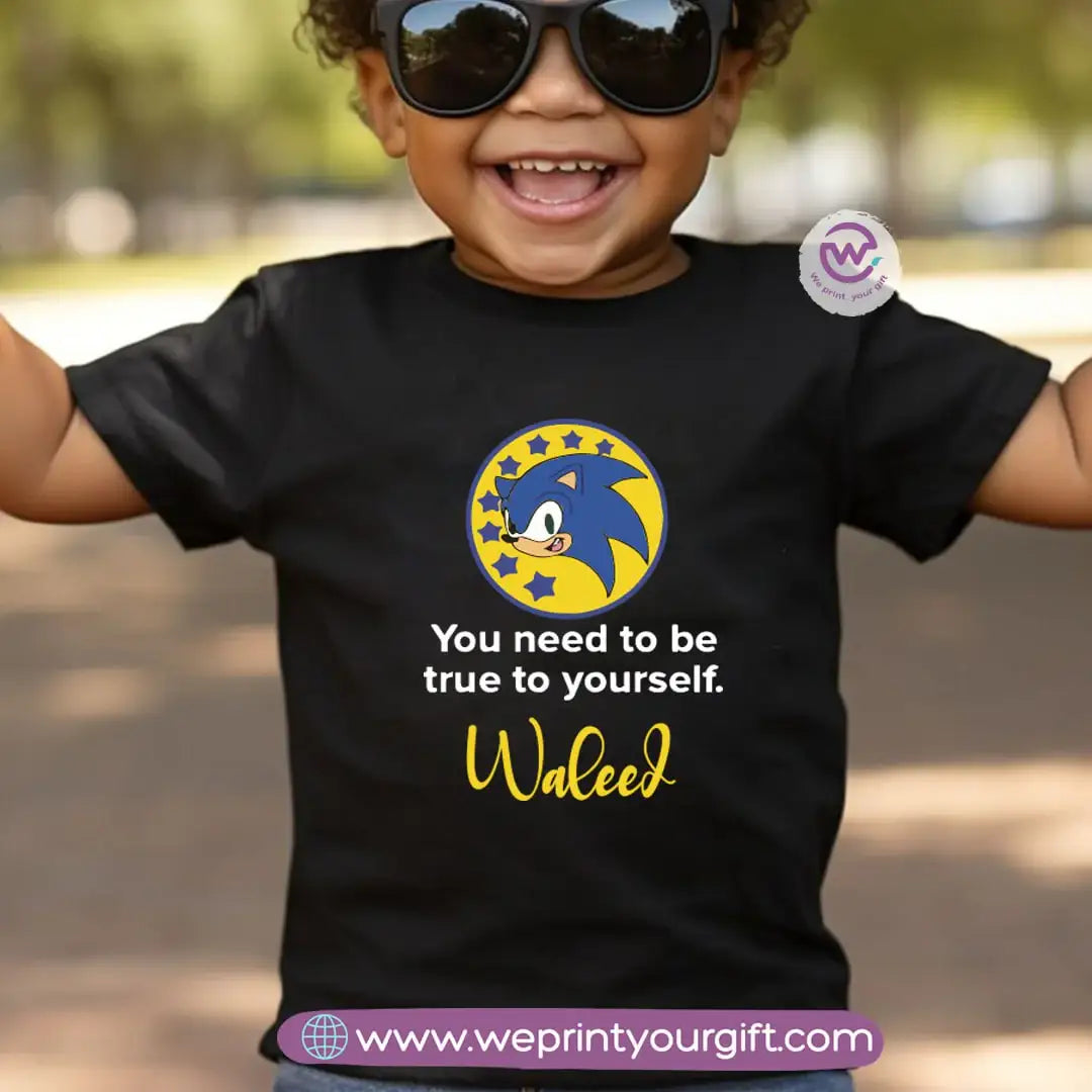 Custom Kids T-Shirt- Sonic - WE PRINT