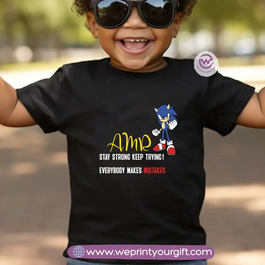 Custom Kids T-Shirt- Sonic - WE PRINT