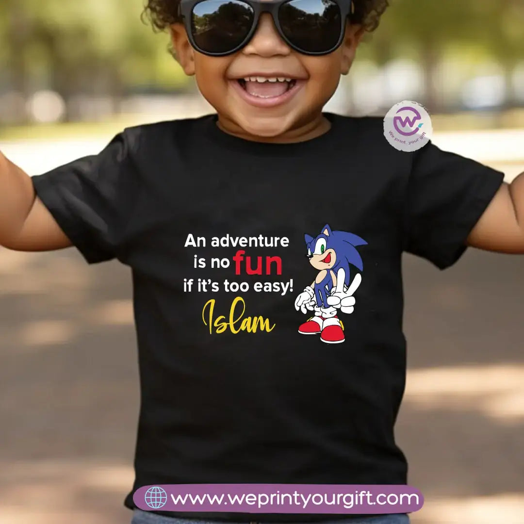 Custom Kids T-Shirt- Sonic - WE PRINT