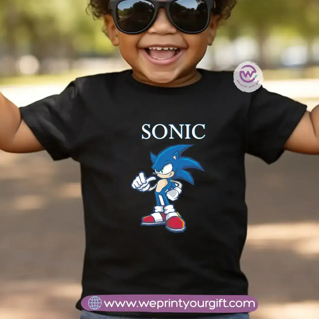 Custom Kids T-Shirt- Sonic - WE PRINT