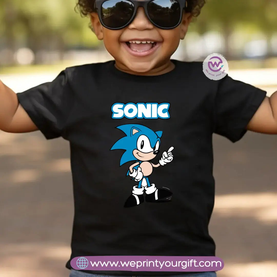 Custom Kids T-Shirt- Sonic - WE PRINT