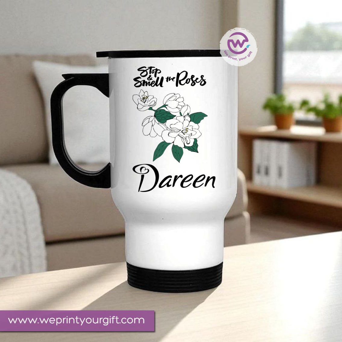 Travel mug- Floral- Names