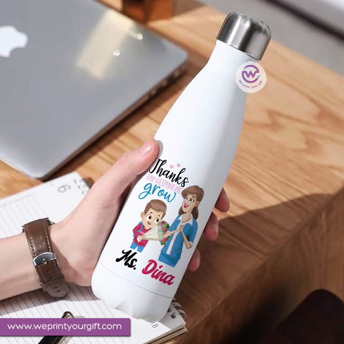 Custom Thermal Water Bottle-Teacher