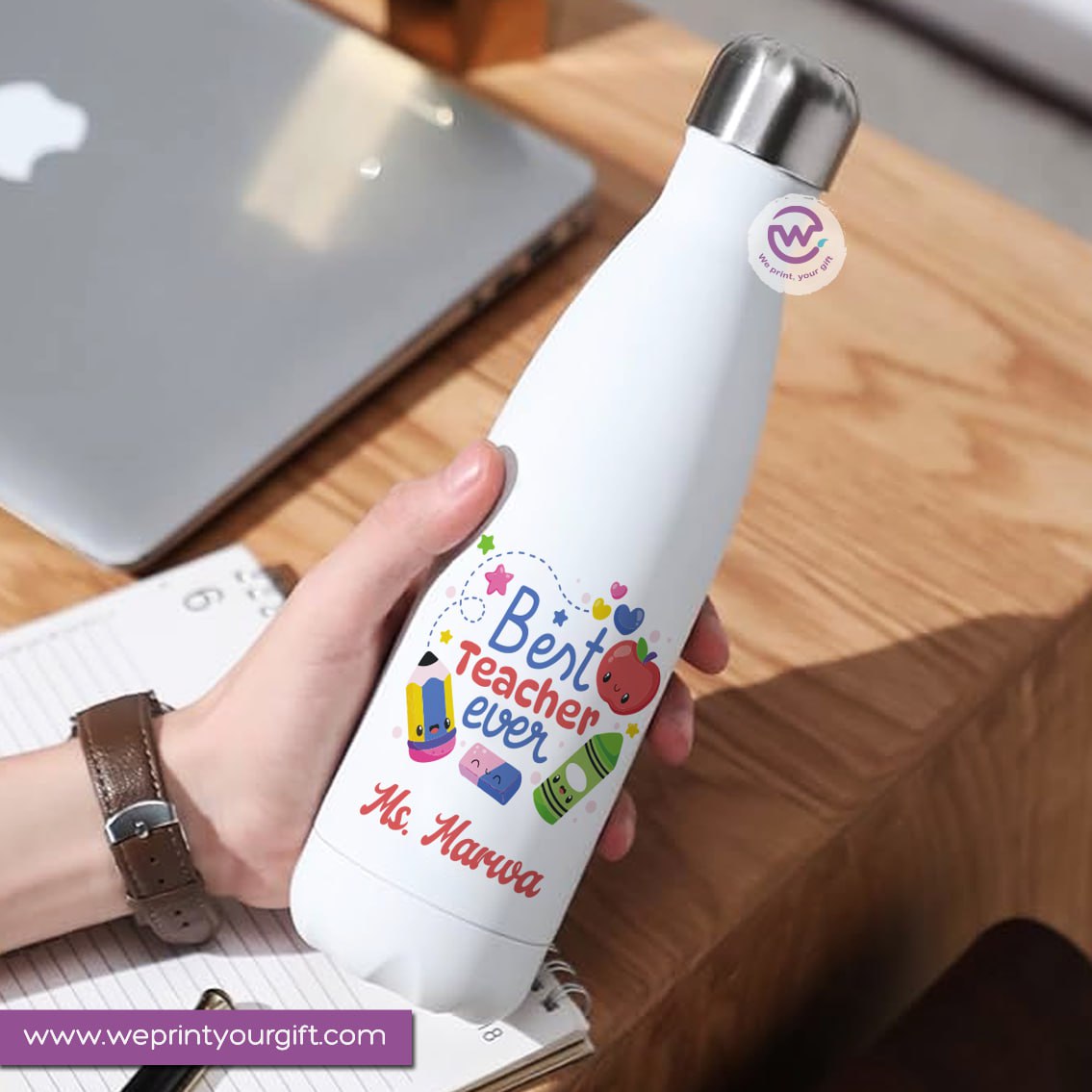 Custom Thermal Water Bottle-Teacher