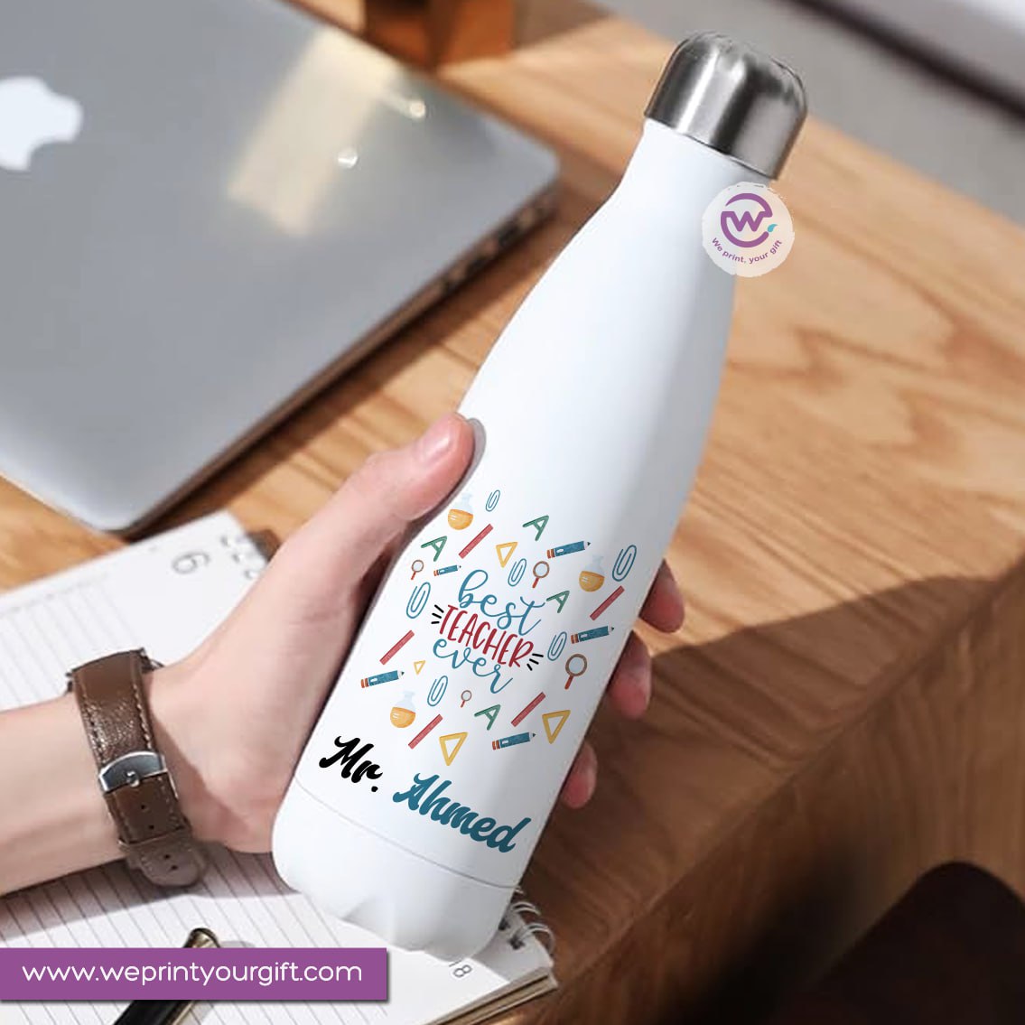Custom Thermal Water Bottle-Teacher