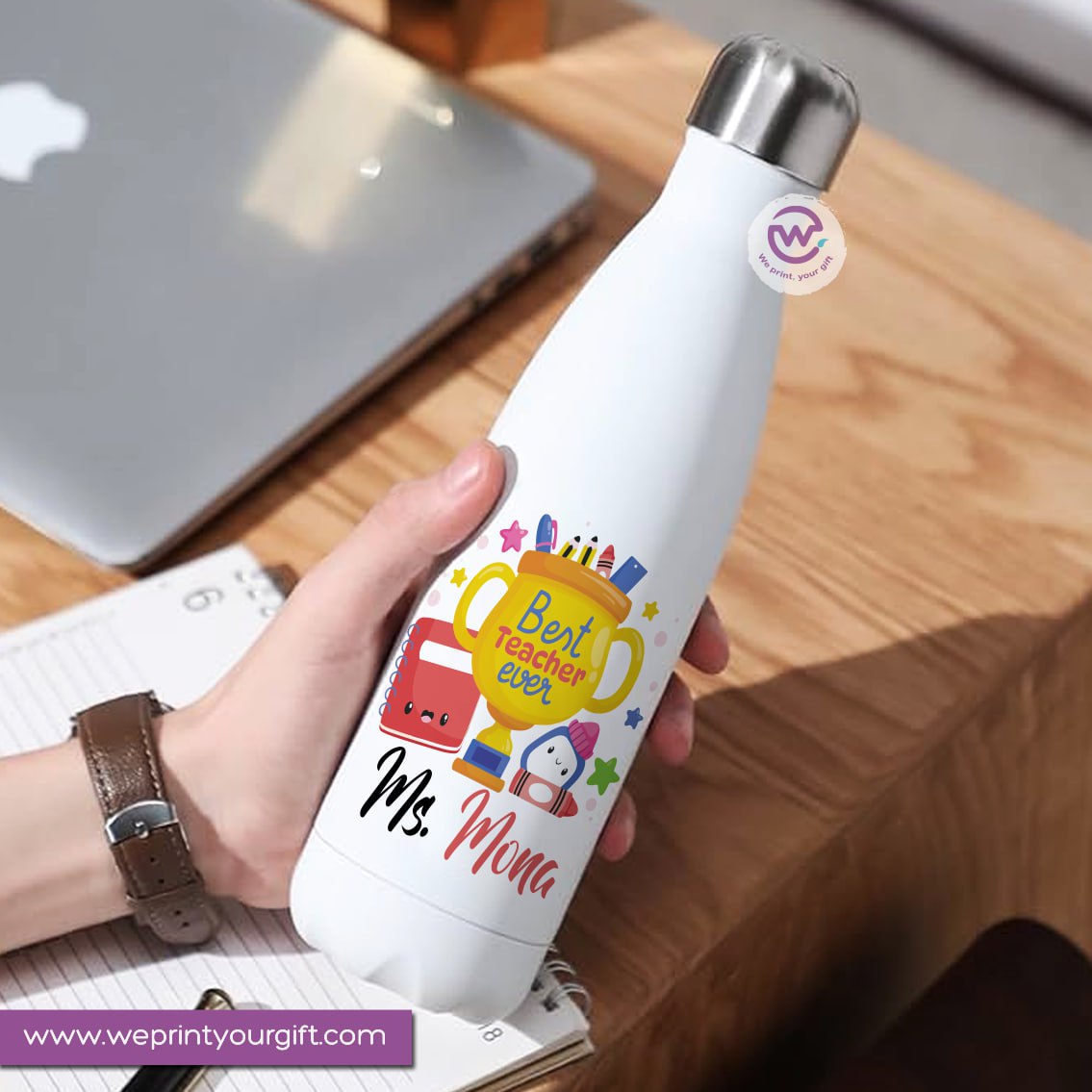 Custom Thermal Water Bottle-Teacher