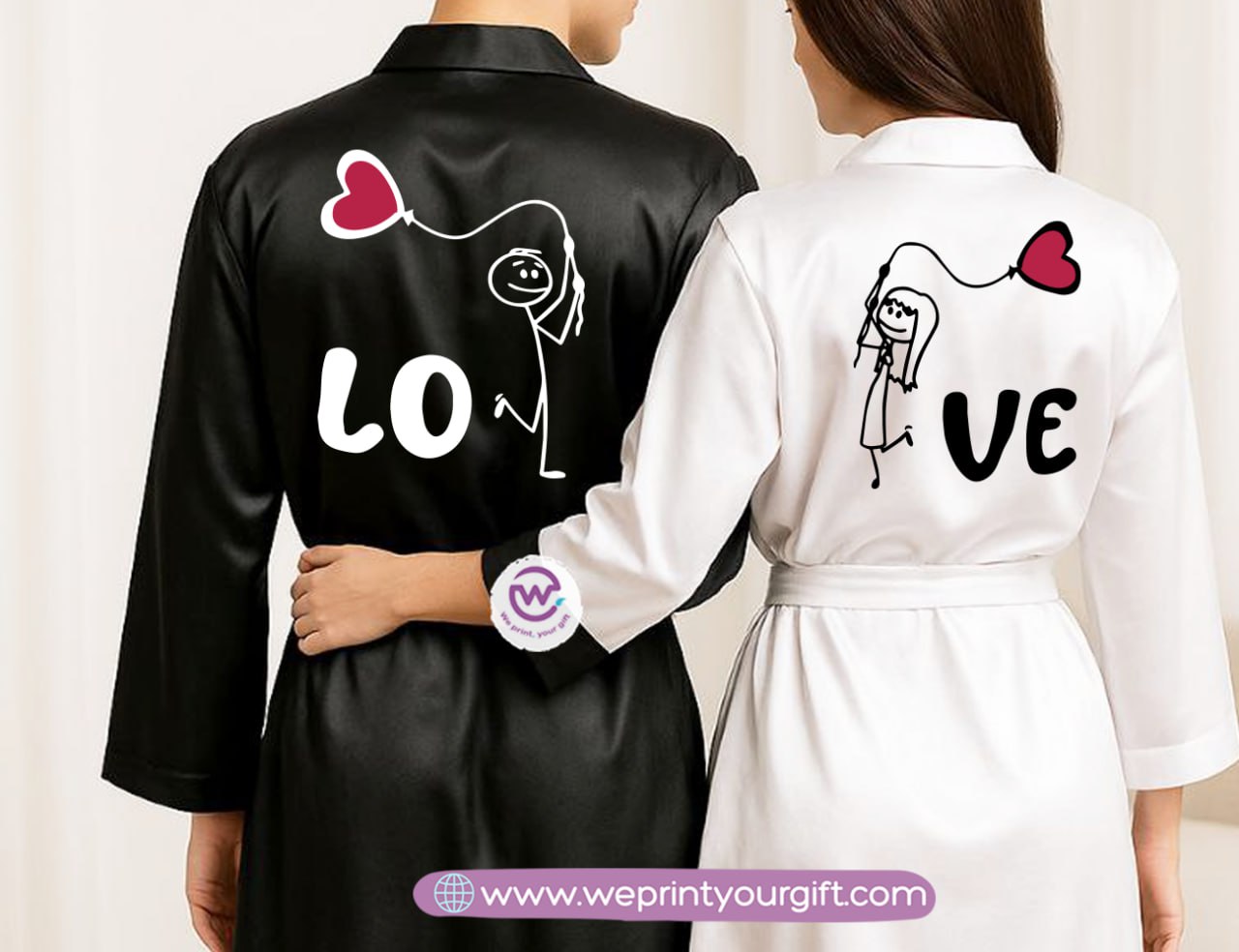 Bridal robe set- Couples