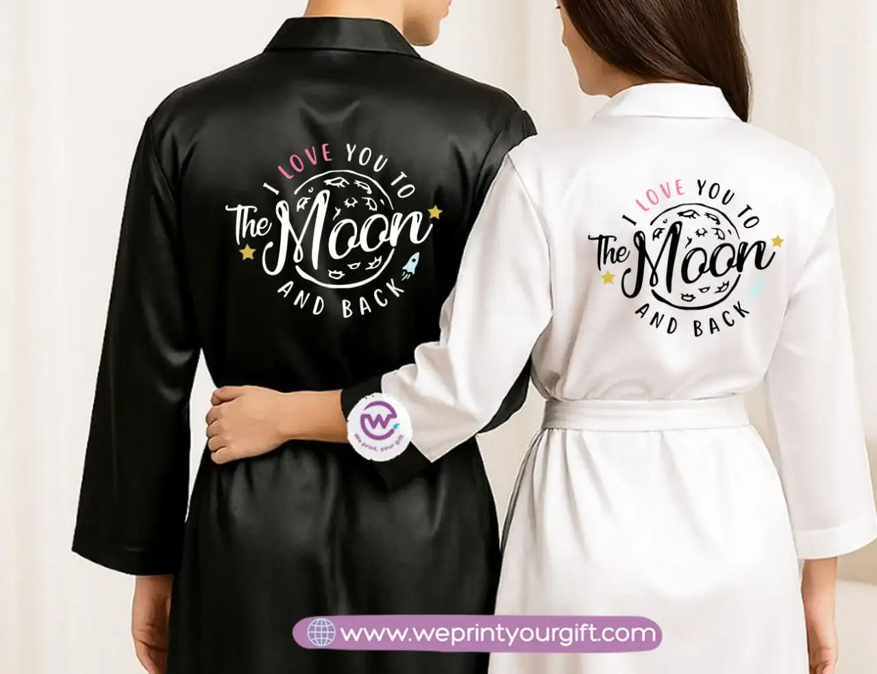 Bridal robe set- Couples - WE PRINT
