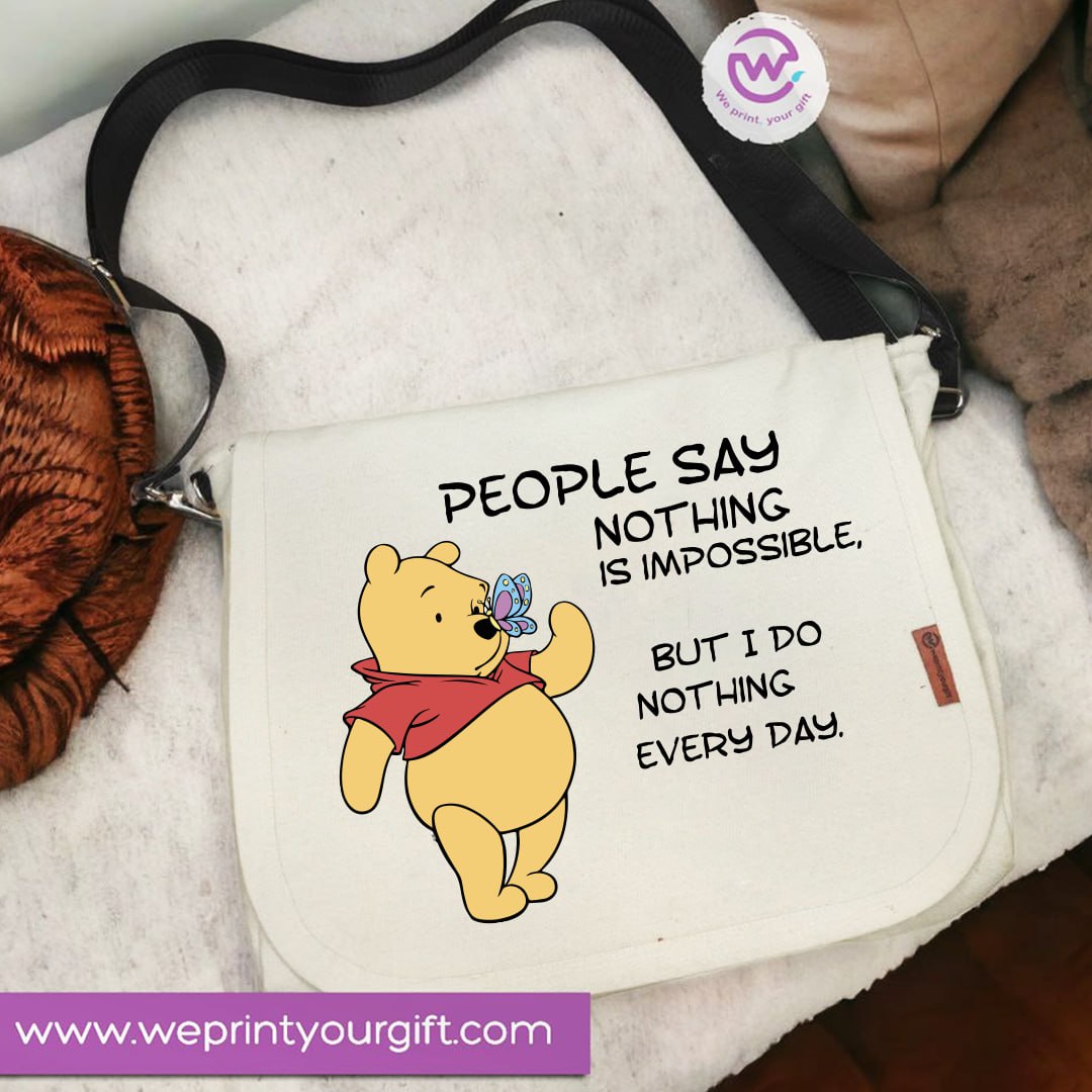 Custom Cross Bag- Pooh