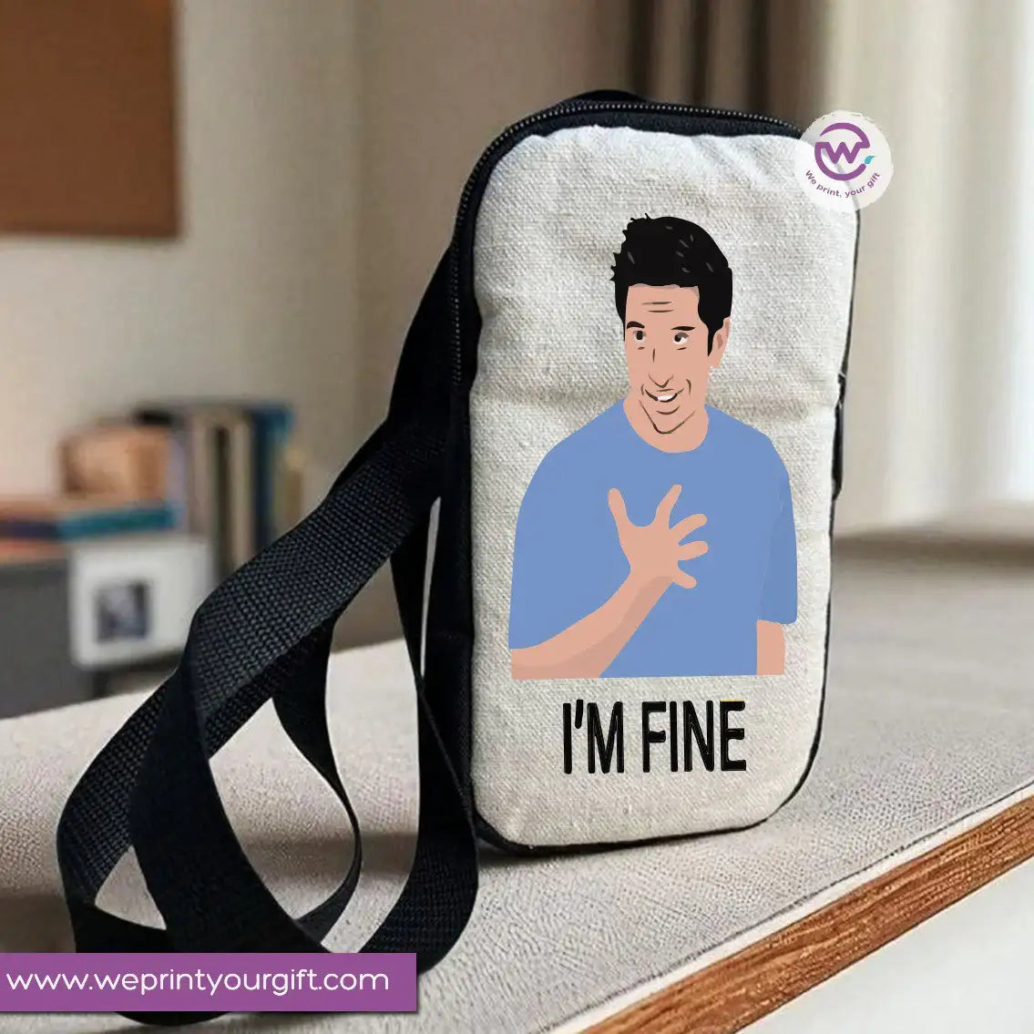 Fabric mobile bag- Friends - WE PRINT