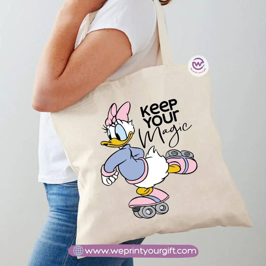Tote Bag for Women- Donald duck - WE PRINT