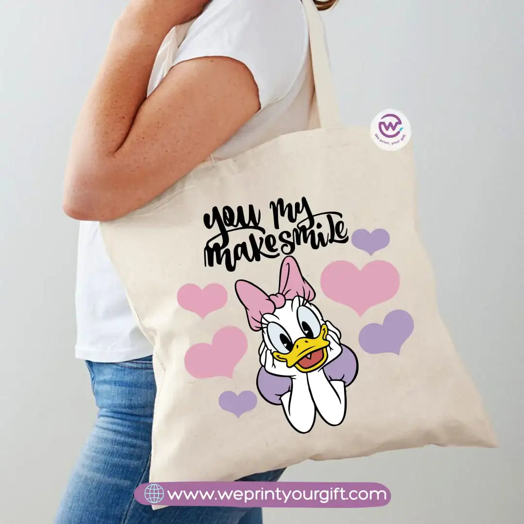Tote Bag for Women- Donald duck - WE PRINT