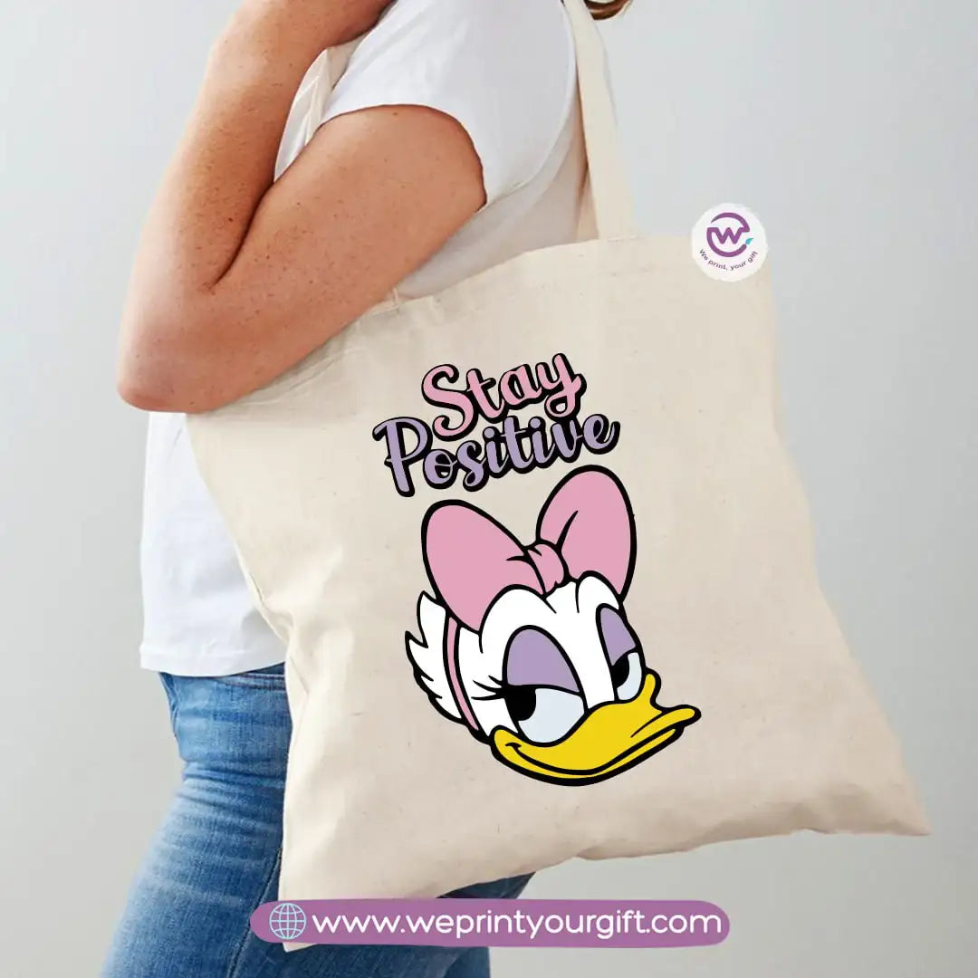 Tote Bag for Women- Donald duck - WE PRINT